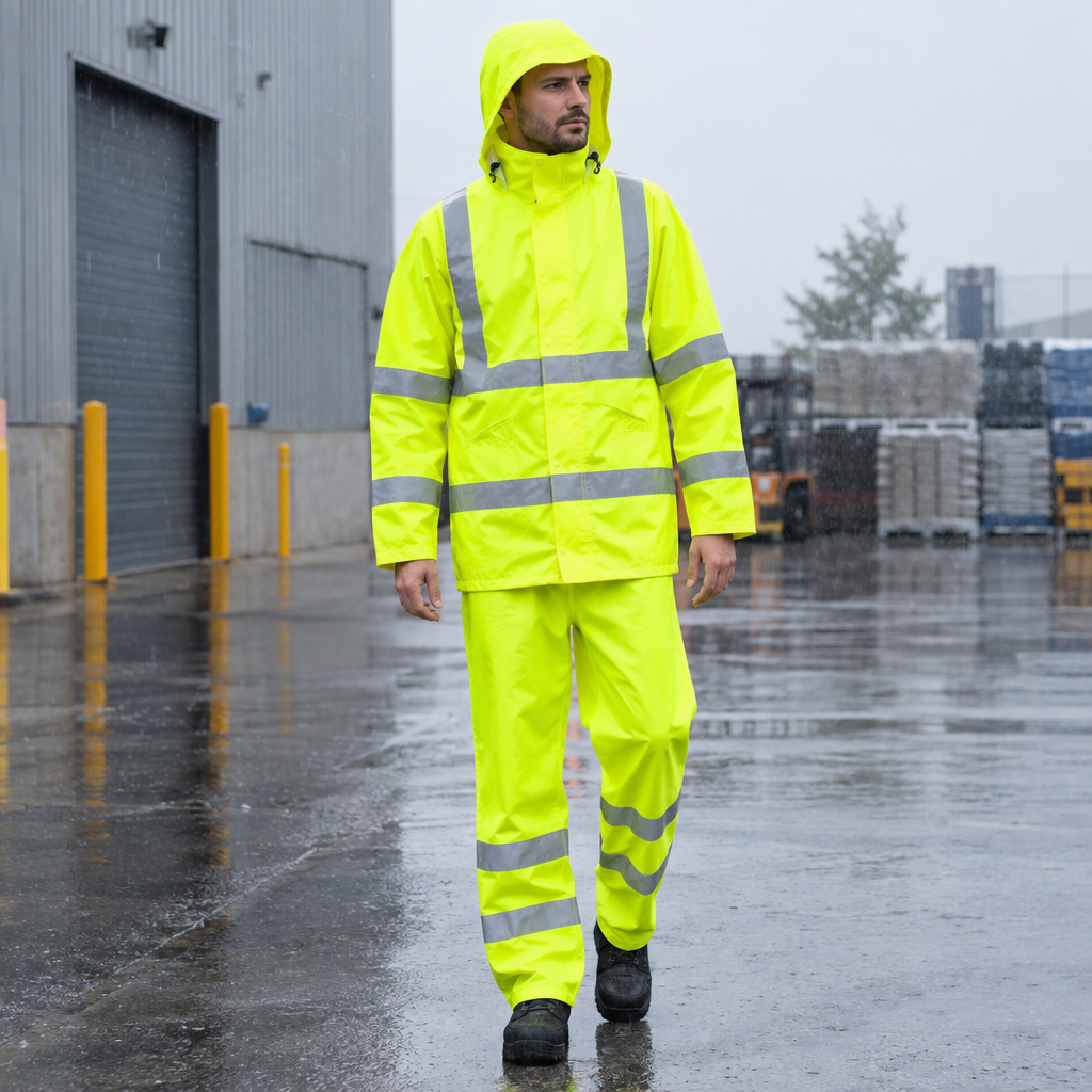 Impermeable Chaqueta/Pantalón C/Reflejante DD-1221AMXGCR-4