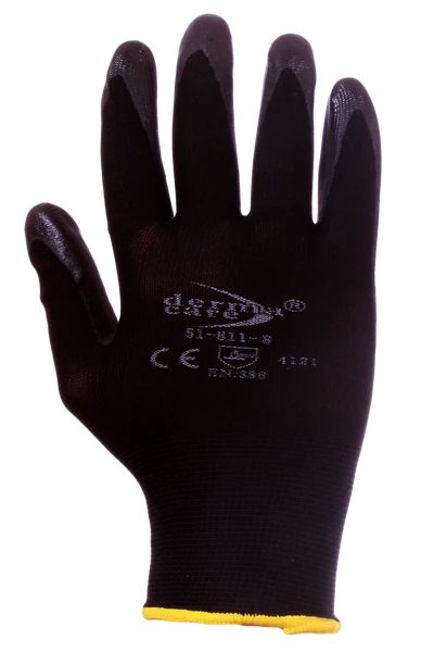 Guante de Nylon con Nitrilo en Palma 51-811 Derma Care Par-3