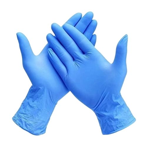 Guante de Nitrilo Alto Riesgo Azul Hand Care Caja con 50 pares-1
