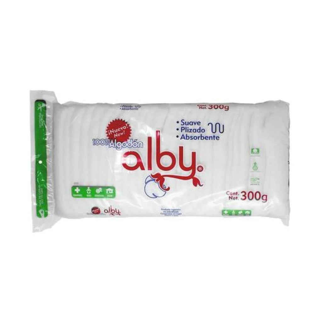 Algodón Plisado Alby 300g | 100% Puro y Absorbente