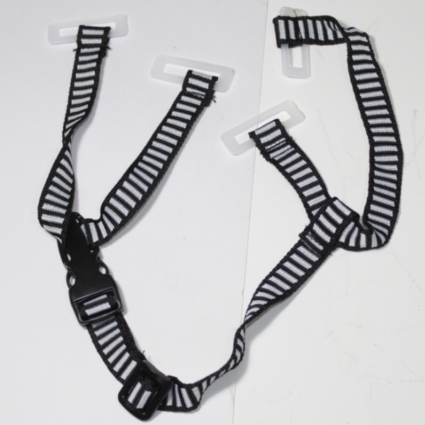 Barbiquejo de 4 Puntos Negro MSA Sujetador para Casco de Seguridad Industrial