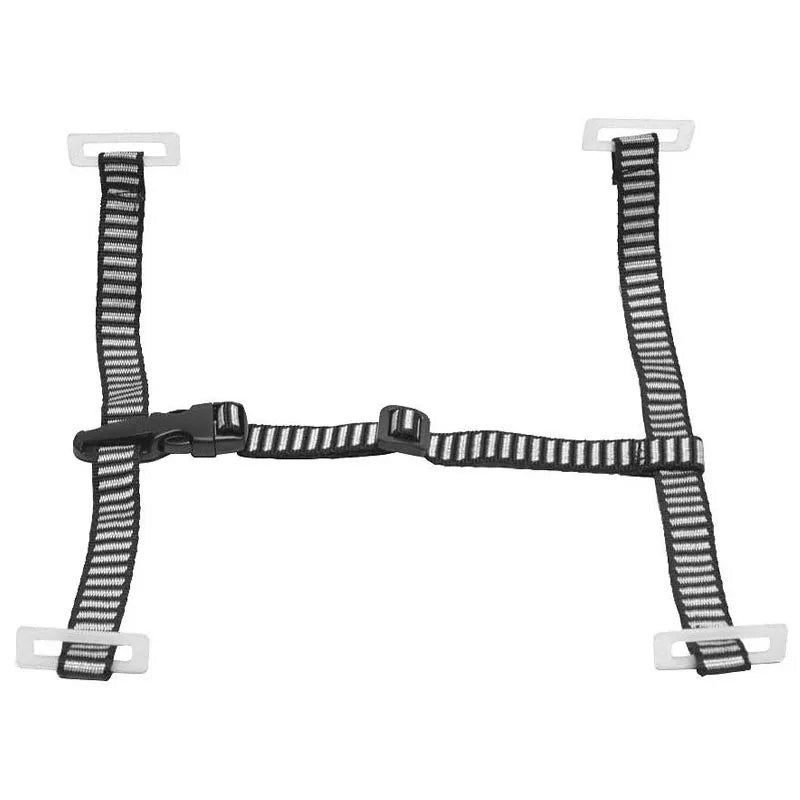 Barbiquejo de 4 Puntos Negro MSA Sujetador para Casco de Seguridad Industrial