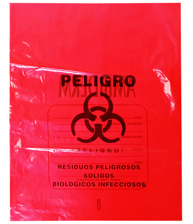 Bolsa para Residuos Peligrosos Biológicos Infecciosos RPBI Manejo Seguro de Desechos Médicos Paquete con 350 pza-4