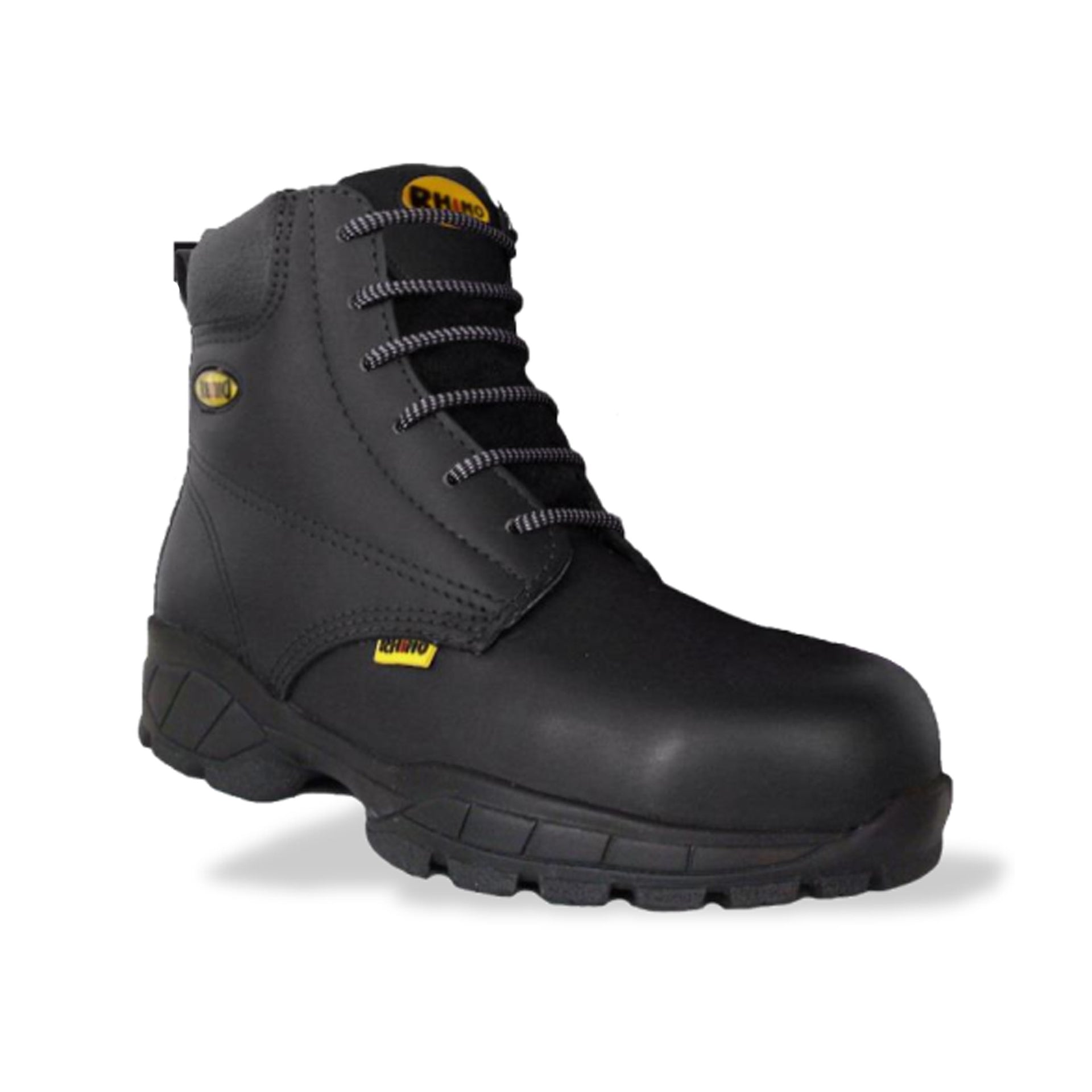 Bota Rhino Negra Mod. 6-603 Calzado de Seguridad Industrial Par