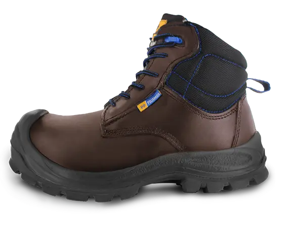 Bota Cliff Mod. 409 Café Calzado de Seguridad Industrial Resistente Par
