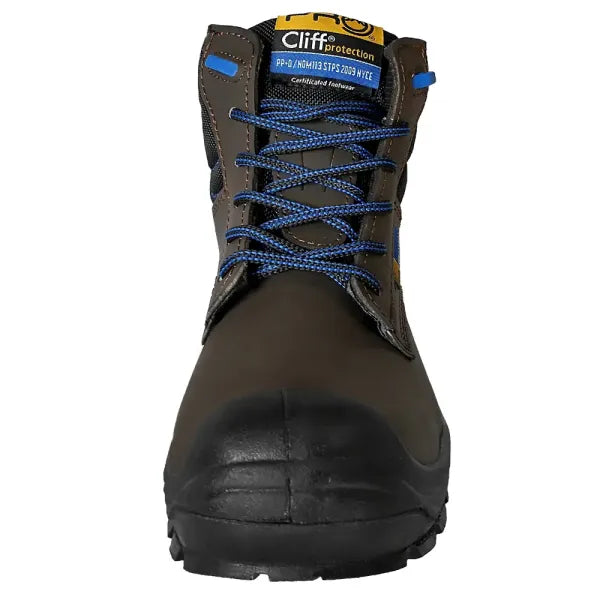 Bota Cliff Mod. 409 Café Calzado de Seguridad Industrial Resistente Par-3