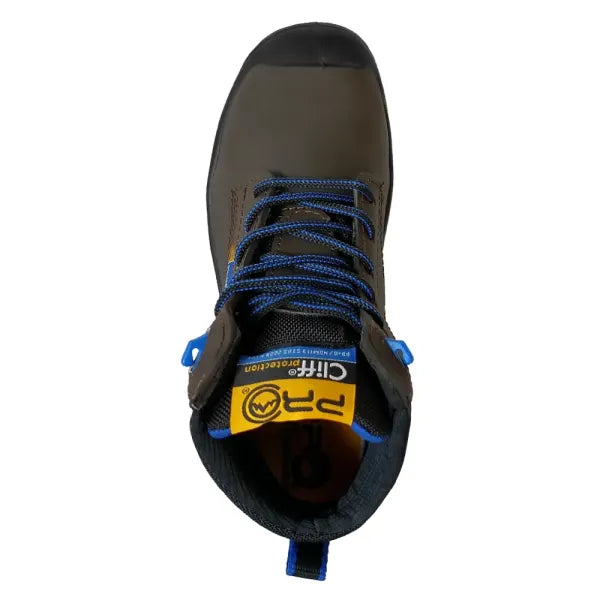 Bota Cliff Mod. 409 Café Calzado de Seguridad Industrial Resistente Par-5