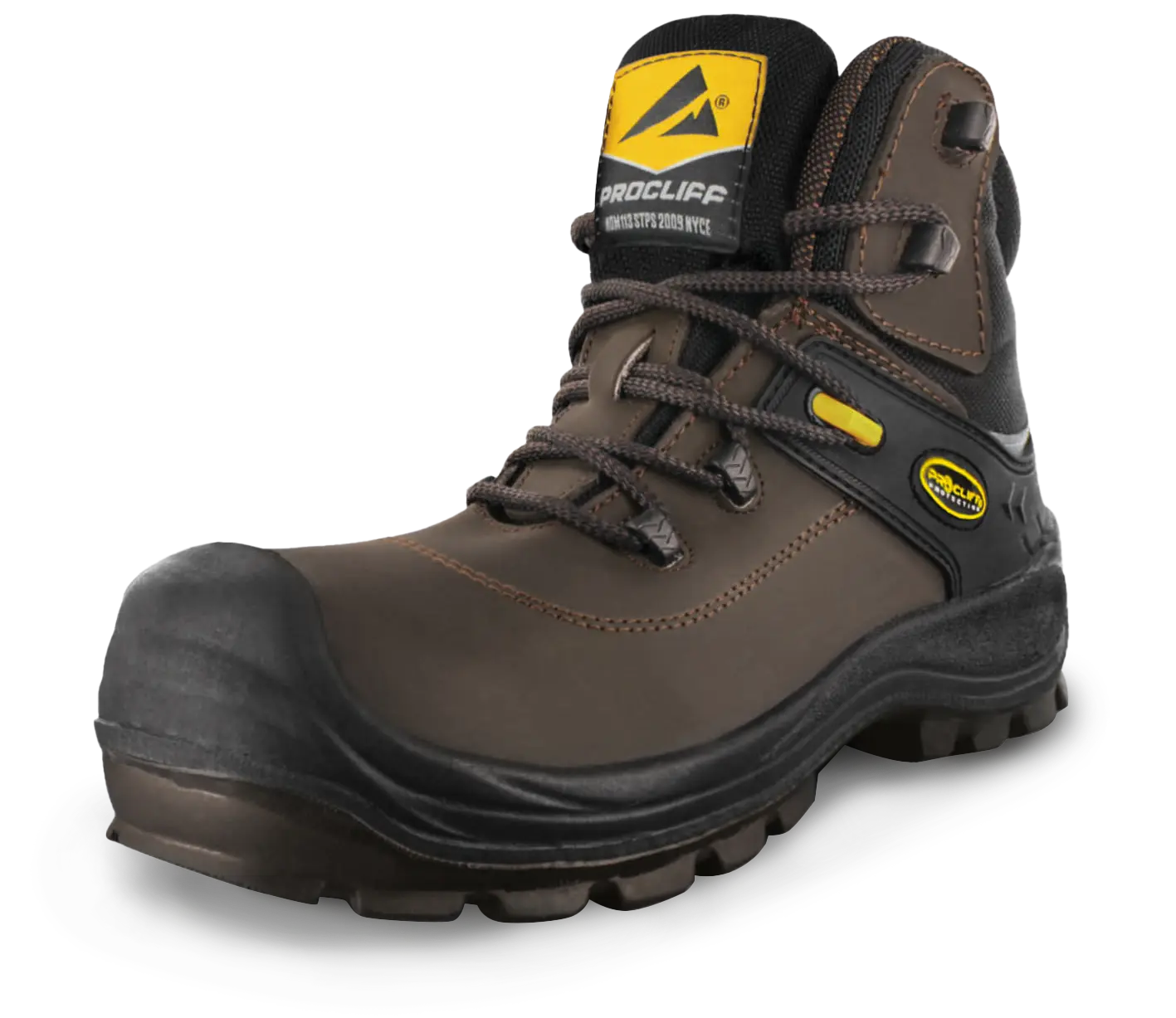 Bota Cliff Modelo 329 Café Bota de Seguridad Industrial Par-2