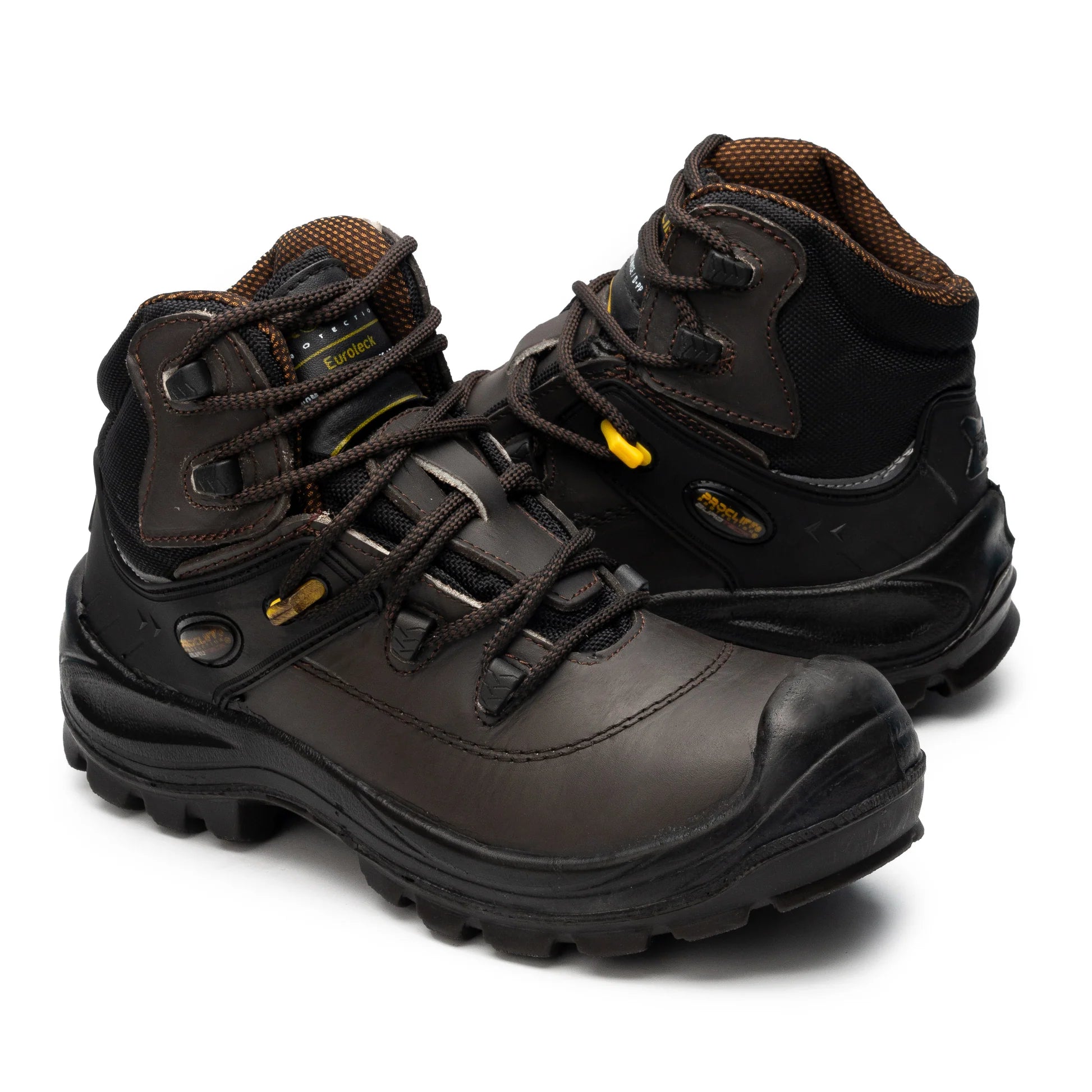 Bota Cliff Modelo 329 Café Bota de Seguridad Industrial Par-3