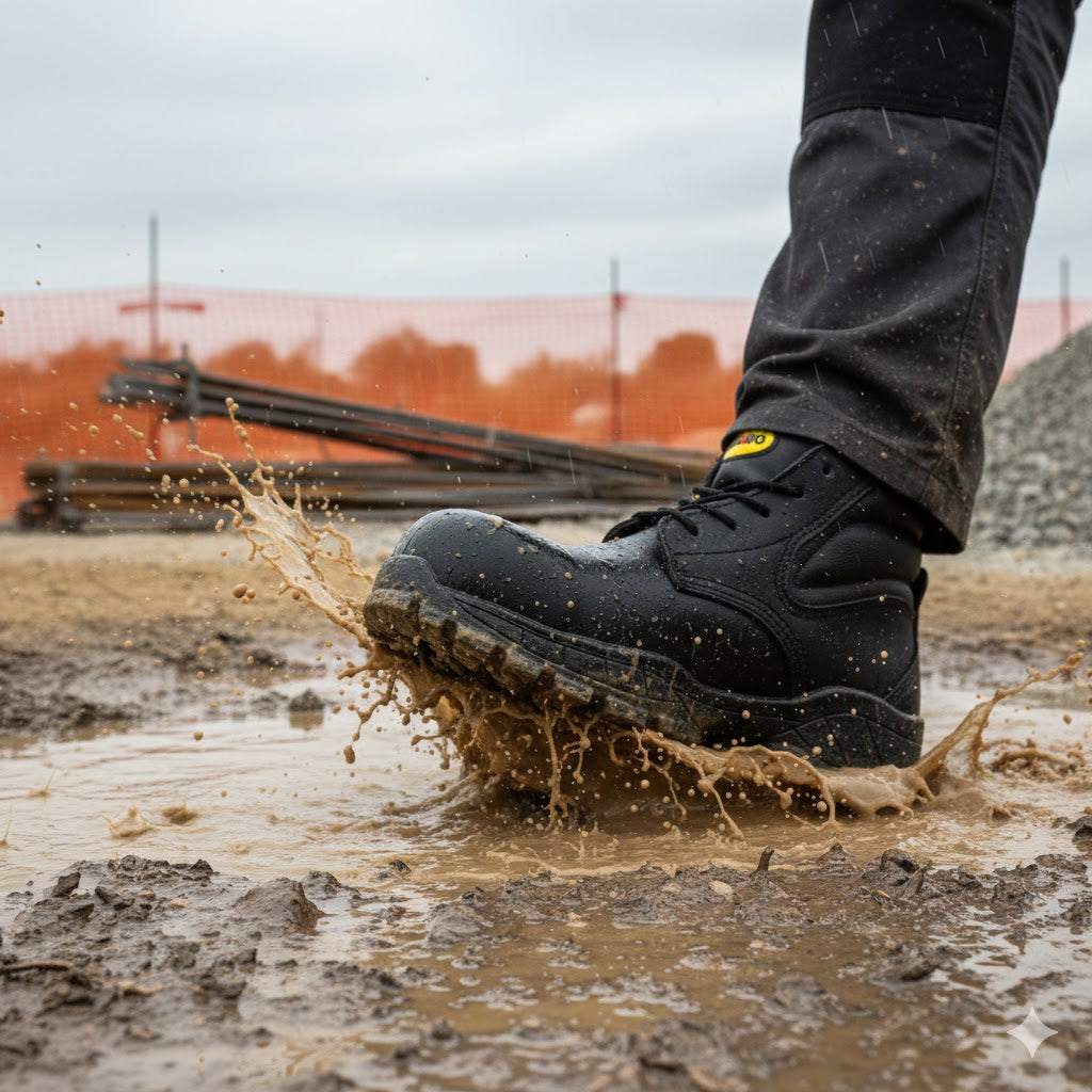 Bota Rhino Negra Mod. 5-R51P01 Calzado de Seguridad Industrial Par-3