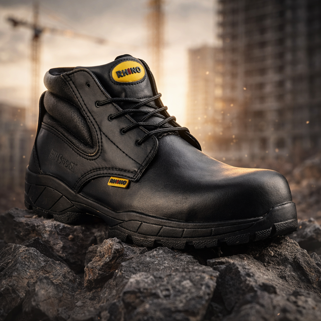 Bota Rhino Negra Mod. 5-R51P01 Calzado de Seguridad Industrial Par-4