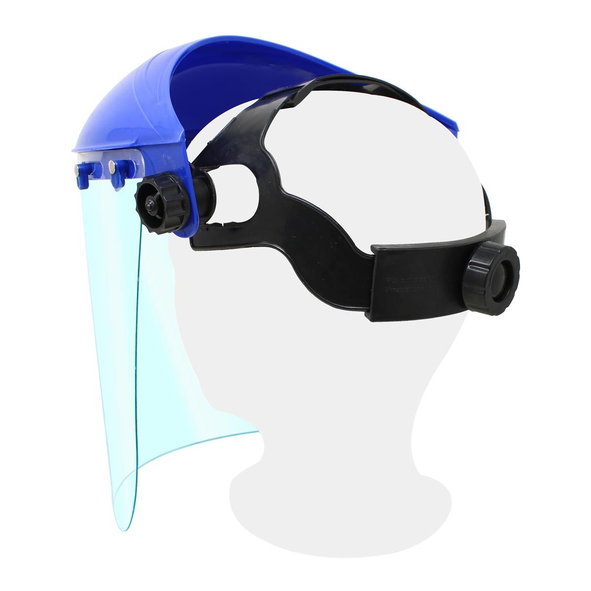 Cabezal Termoplástico Azul con Mica AL-440 DermaCare Protector Facial Industrial Paquete con 10 pza-4