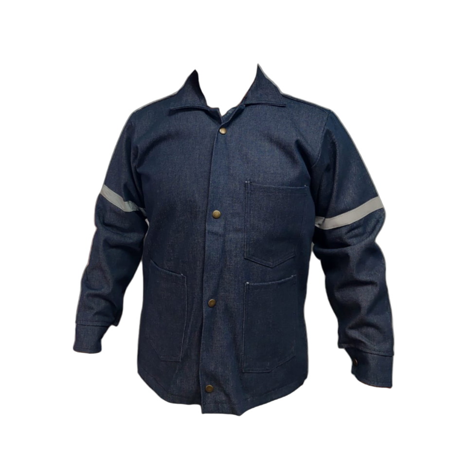 Camisola de Mezclilla Industrial | Uso Rudo | Personalizable-1