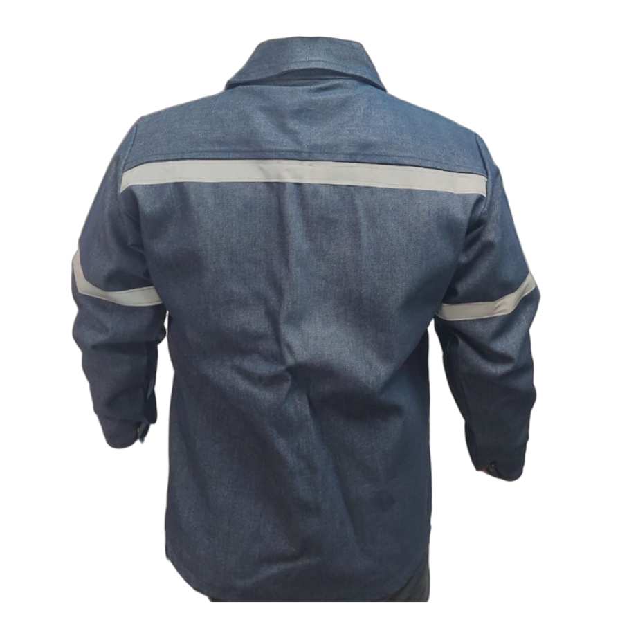 Camisola de Mezclilla Industrial | Uso Rudo | Personalizable-2