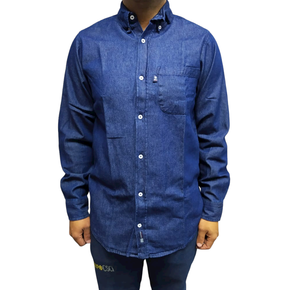 Camisola de Mezclilla Industrial | Uso Rudo | Personalizable-3