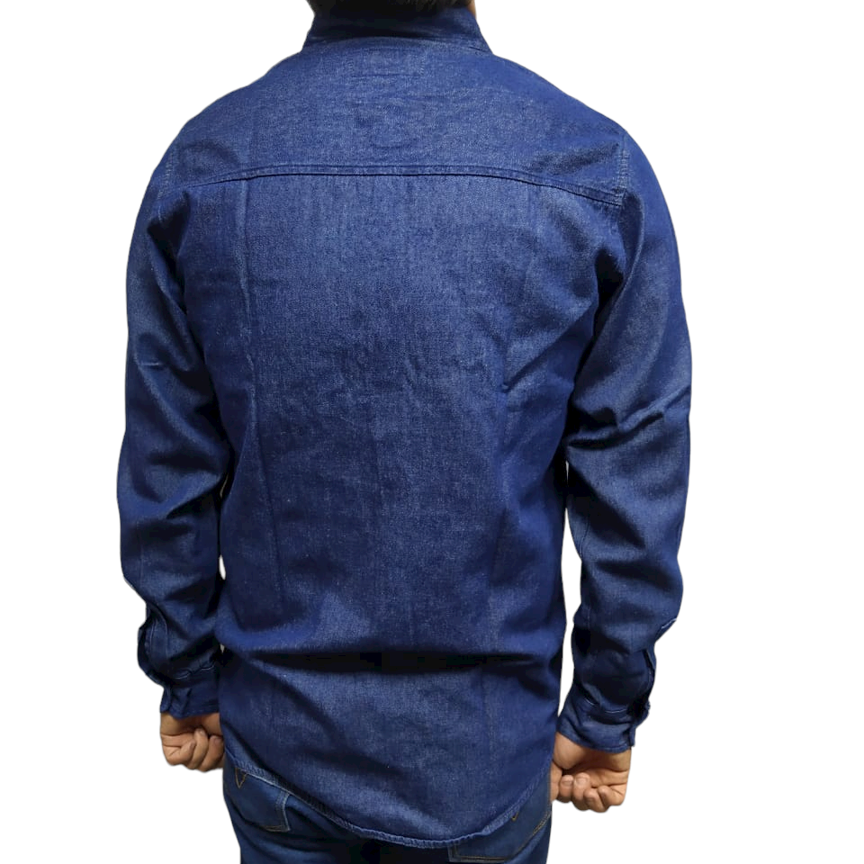 Camisola de Mezclilla Industrial | Uso Rudo | Personalizable-4