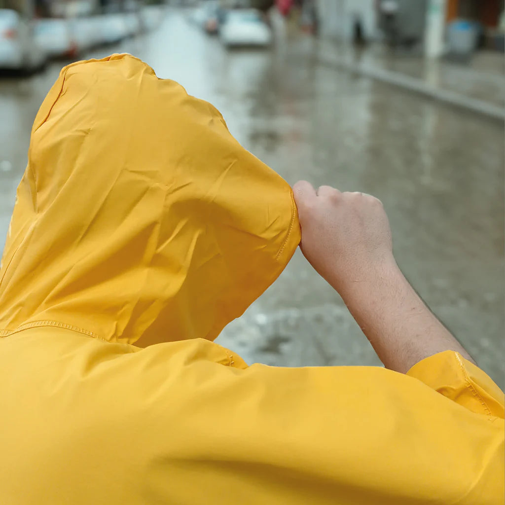 Capa Manga Impermeable Amarillo Olmo Protección Contra Lluvia y Humedad Pza-3