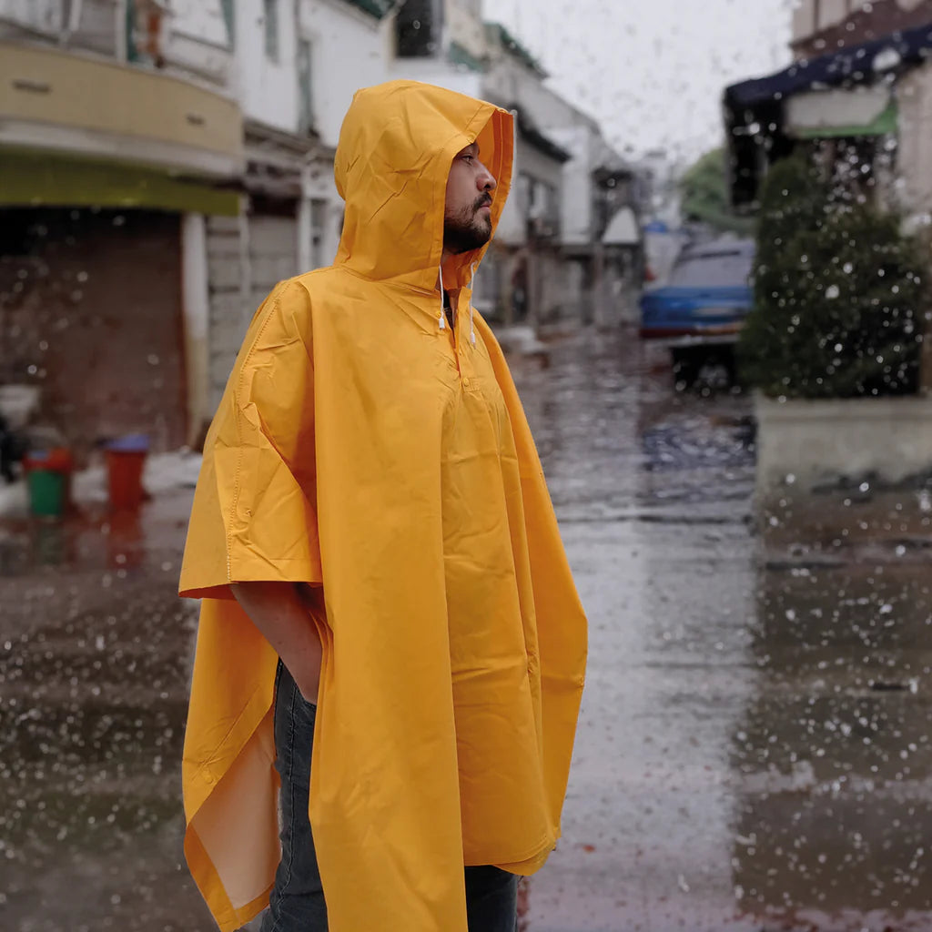 Capa Manga Impermeable Amarillo Olmo Protección Contra Lluvia y Humedad Pza-5