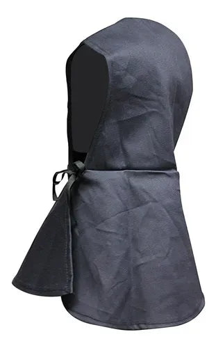 Capucha de Mezclilla con Cordón Protección Industrial para Soldadura y Trabajo Pesado-3