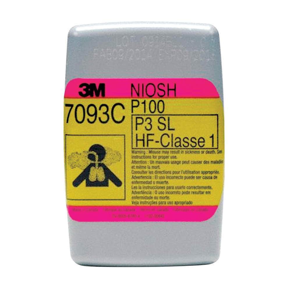 Filtro Cartucho 3M 7093C P100 y Vapores | Paquete con 2 Piezas