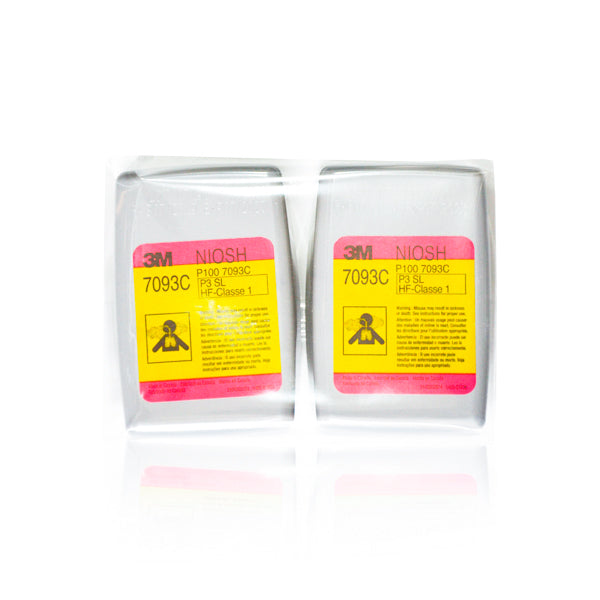 Filtro Cartucho 3M 7093C P100 y Vapores | Paquete con 2 Piezas-5