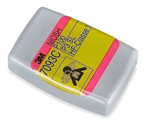 Filtro Cartucho 3M 7093C P100 y Vapores | Paquete con 2 Piezas-2