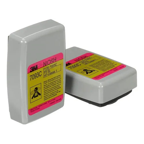 Filtro Cartucho 3M 7093C P100 y Vapores | Paquete con 2 Piezas-4