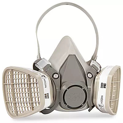 Cartucho 3M 6002 Contra Gases Ácidos Filtro para Respirador Industrial Reutilizable Paquete con 2 pza-6
