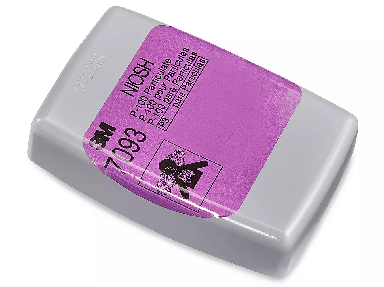 Cartucho para Partículas P100 7093 3M Protección Respiratoria Caja con 2 Piezas-2