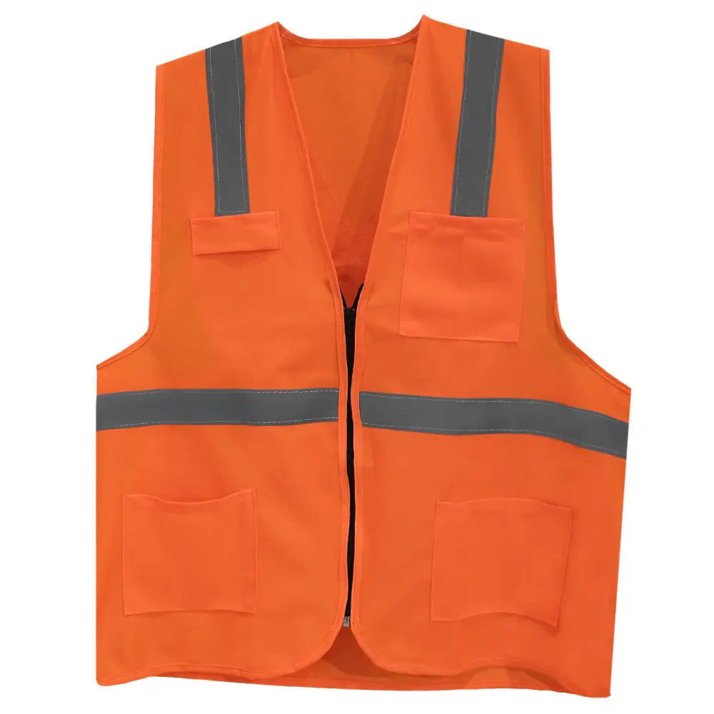 Chaleco ALCH de Poliéster con Reflejante Alta Visibilidad y Seguridad Industrial
