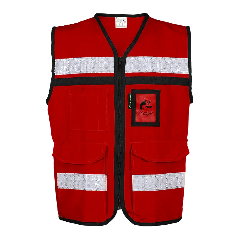 Chaleco Rescatista  Jyrsa SR-2050 Seguridad y Alta Visibilidad-5