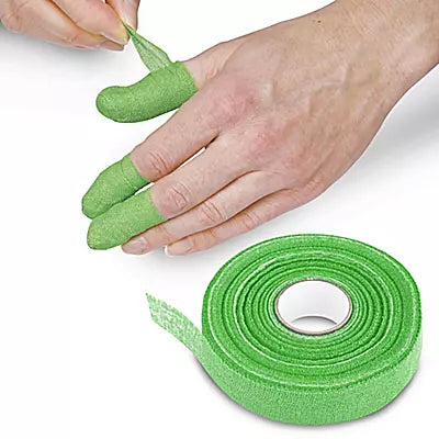 Cinta para Dedos Verde 90 Pulgadas Cinta Protectora Autoadherible