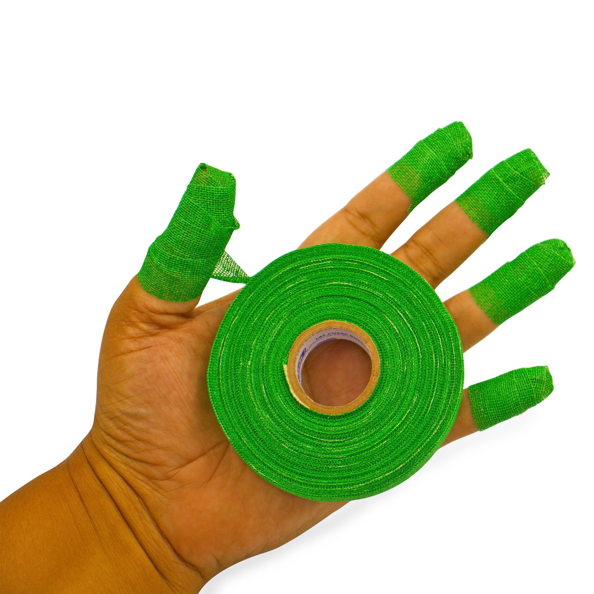 Cinta para Dedos Verde 90 Pulgadas Cinta Protectora Autoadherible-4