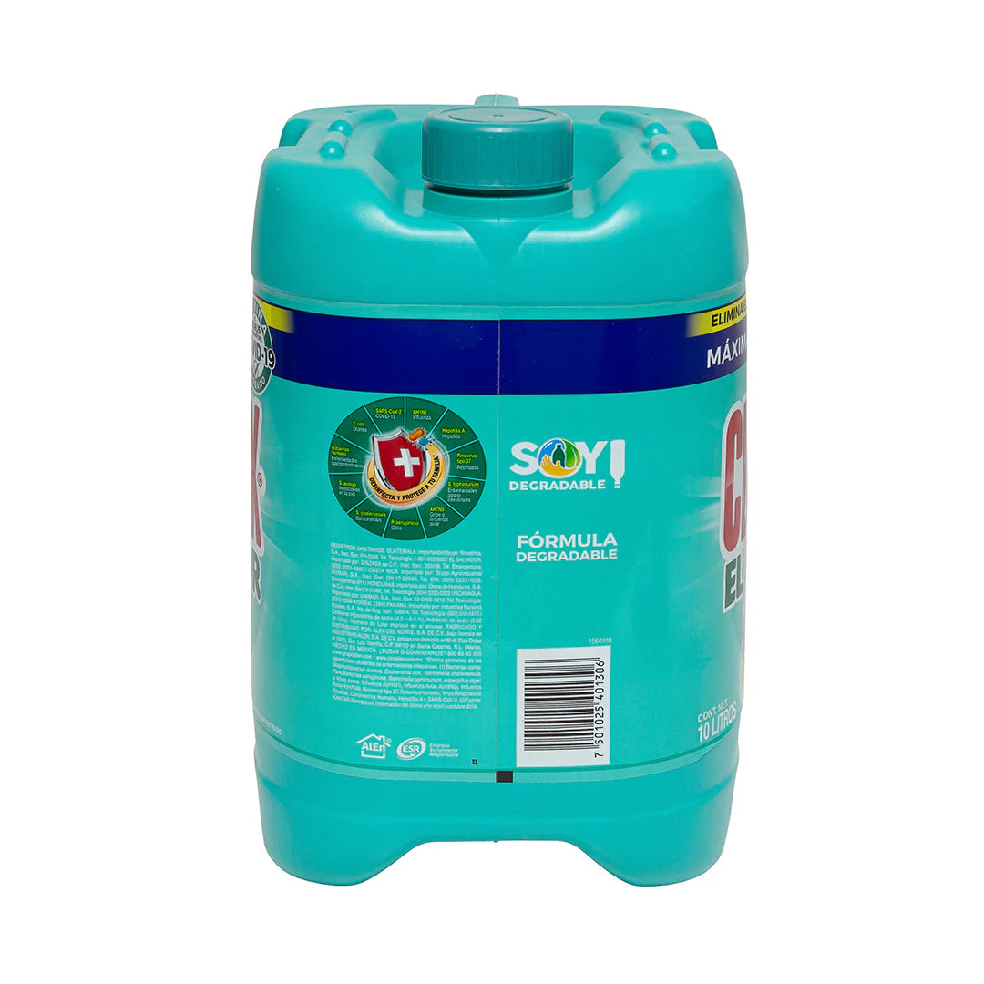 Cloro Cloralex 10 Litros | Desinfectante y Blanqueador Rendidor