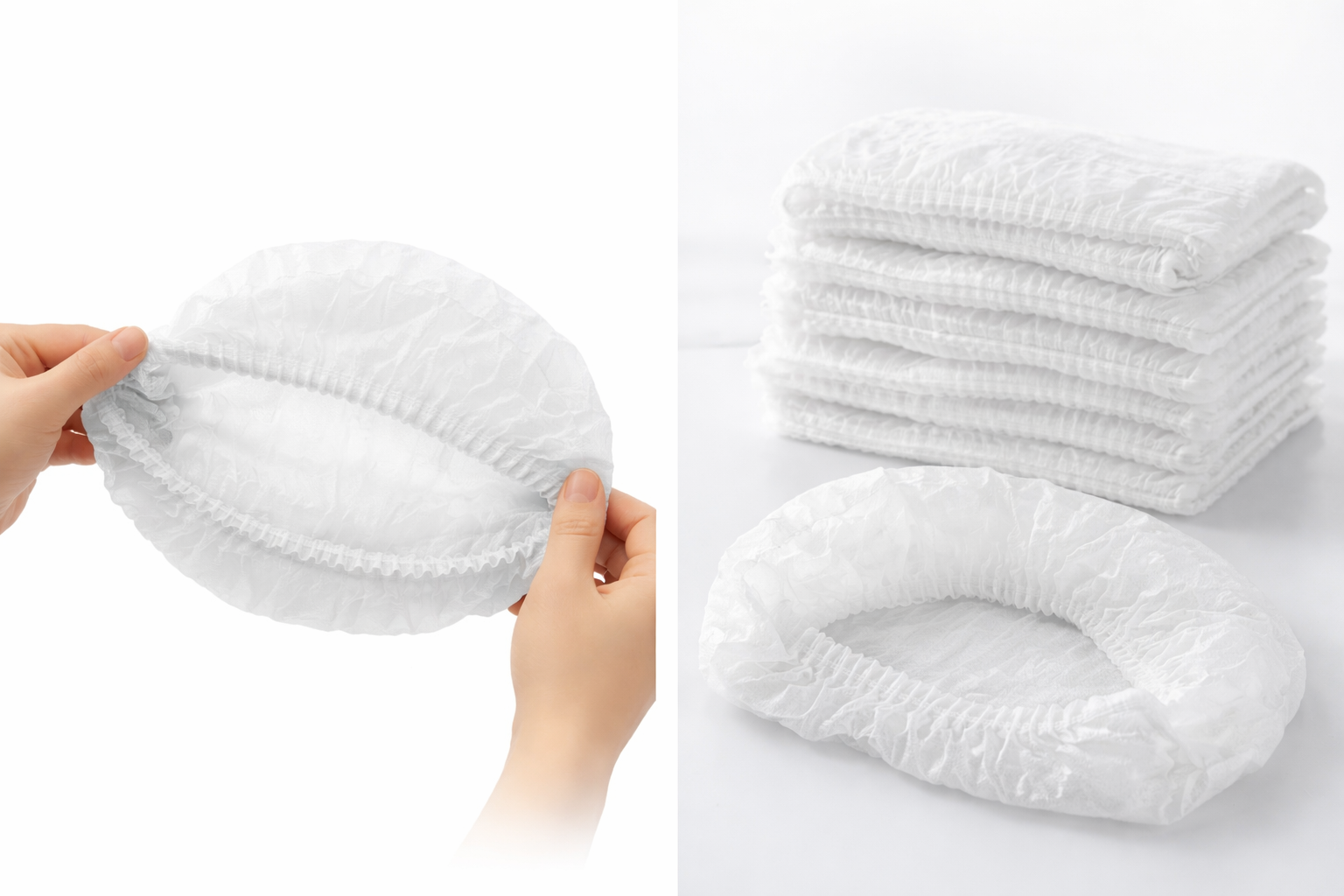 Cofia Veneciana Blanca Jyrsa JYR-1532BCJ Paquete con 100 Piezas-3