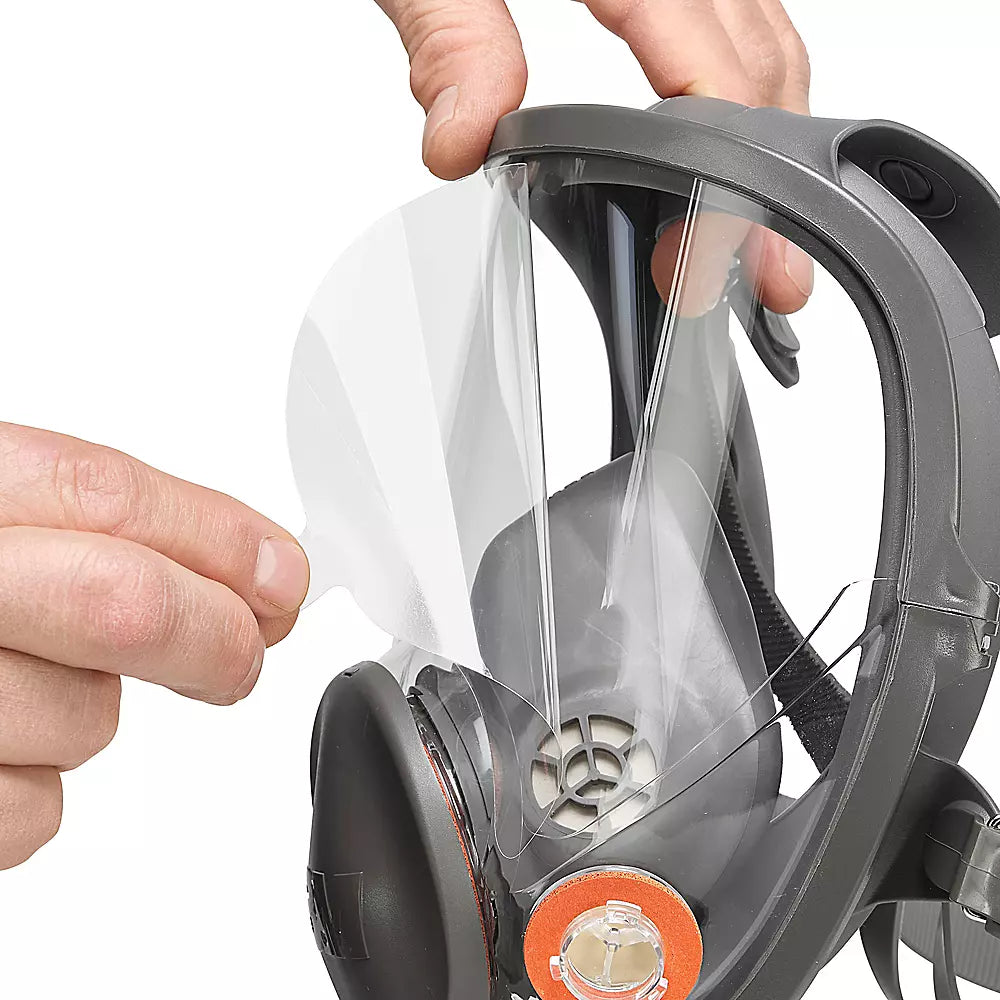 Cubierta para Lente 3M 6885 Protector Transparente para Respirador de Cara Completa Serie 6000 Paquete con 25 pza-2