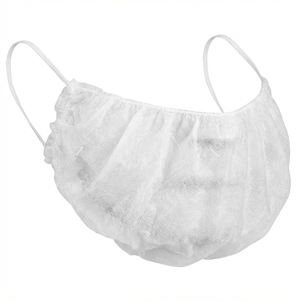 Cubre Barba Desechable Blanco TAC 18" Paquete con 100 Piezas-1