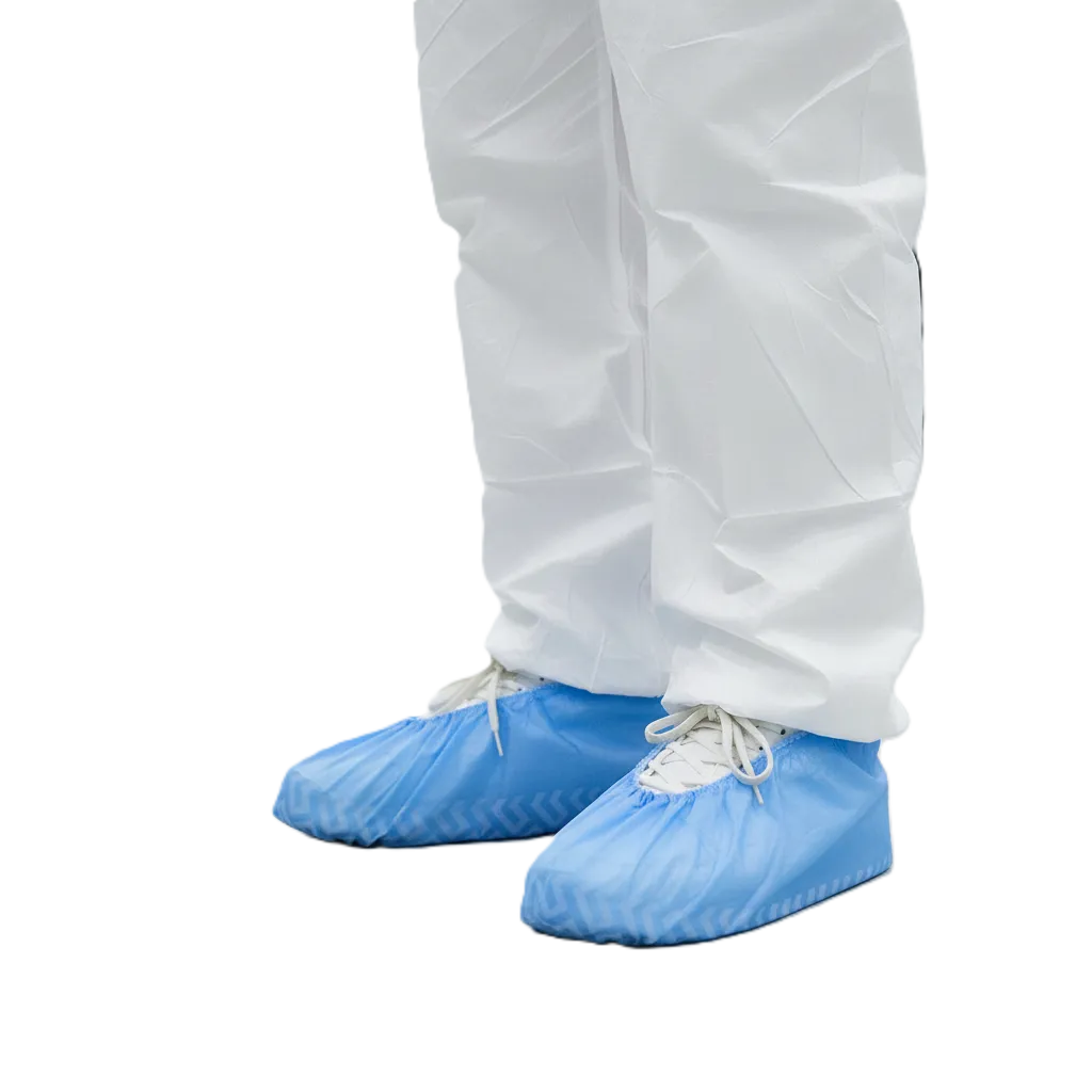 Cubre Zapato de Polipropileno Azul Antiderrapante 100 Piezas-3