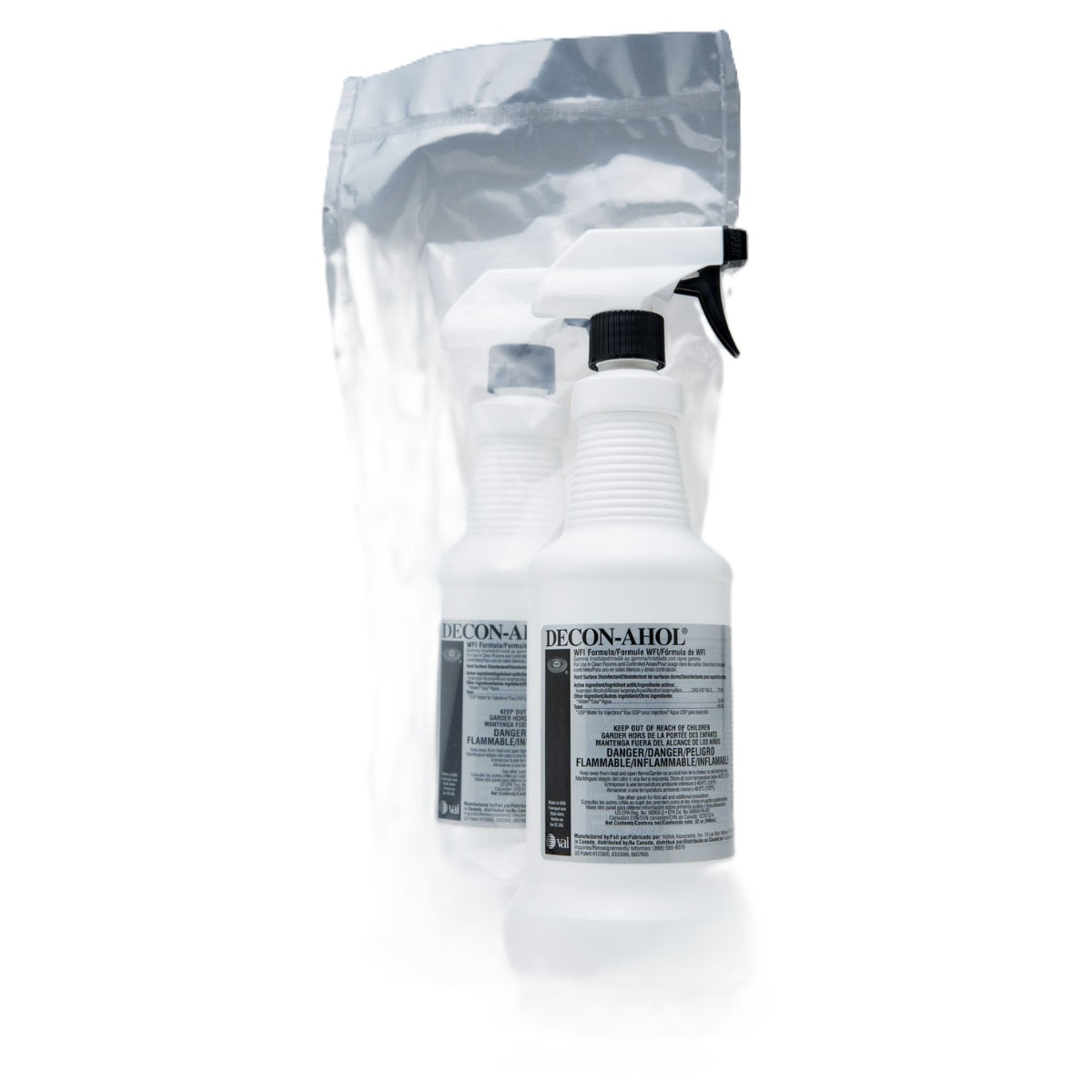 DECON-AHOL WFI DECWFI-TR-05 | Spray IPA 70% Estéril | 12 Botellas