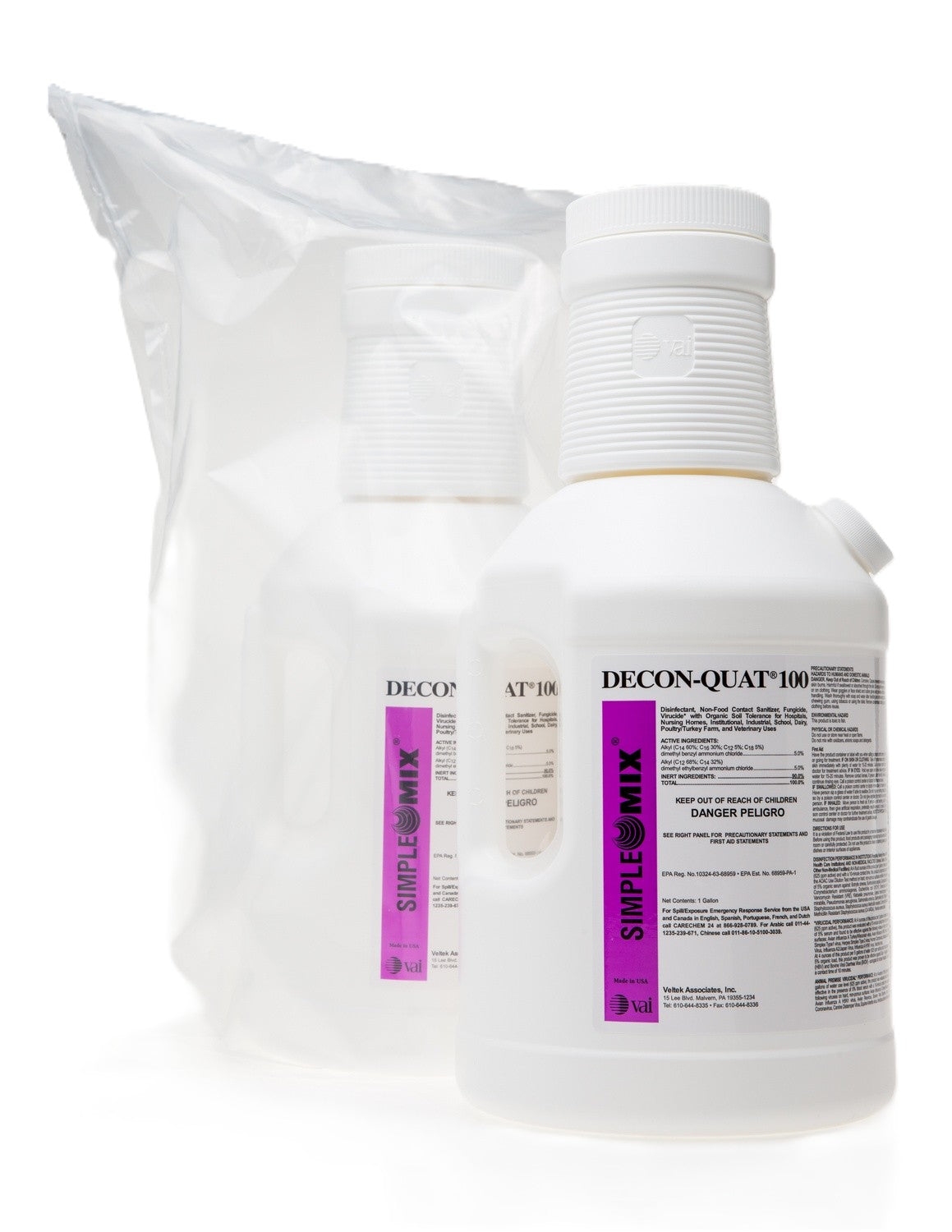 DECON-QUAT 100 DQ100-04-2Z | SimpleMix Estéril | 1 Galón