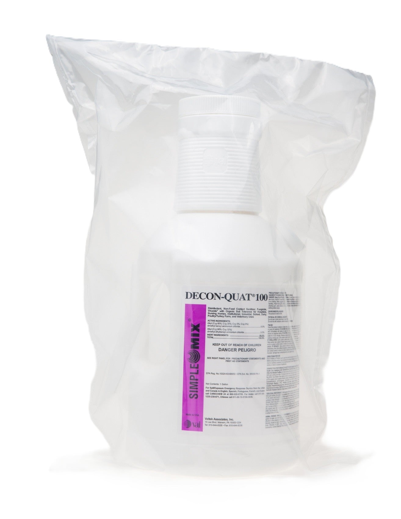 DECON-QUAT 100 DQ100-04-2Z | SimpleMix Estéril | 1 Galón-3