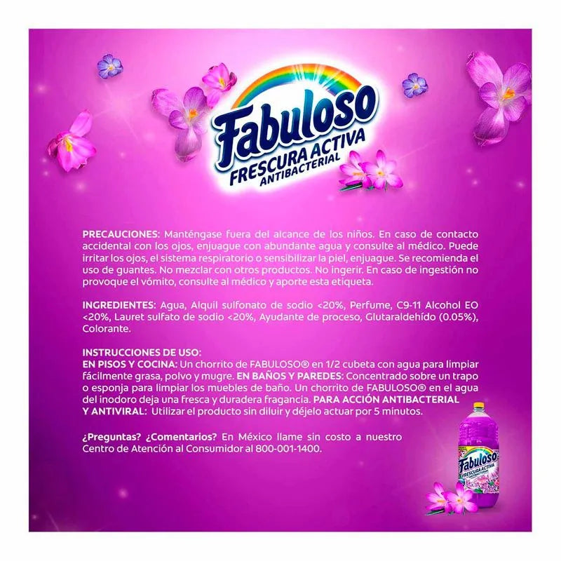 Fabuloso Lavanda 2L Limpiador Multiusos con Aroma Fresco y Duradero-4
