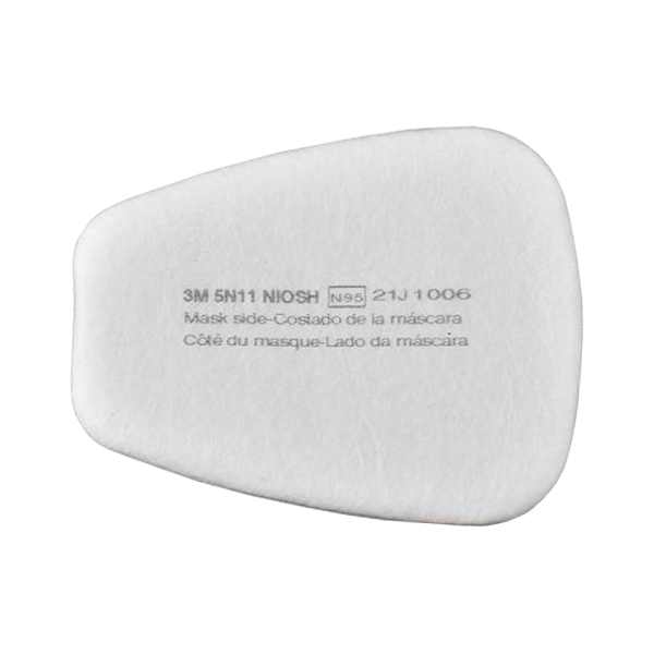 Filtro 3M 5N11 N95 para Partículas Prefiltro para Respirador 3M Caja con 10 pza-2