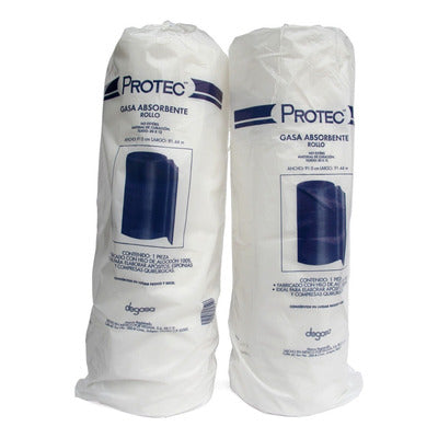 Gasa Blanca en Rollo 91 x 91 Protec | Material Médico para Curación y Uso Hospitalario-1