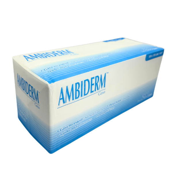Gasa de Algodón No Estéril Ambiderm 10x10 cm Paquete con 200 Piezas-3