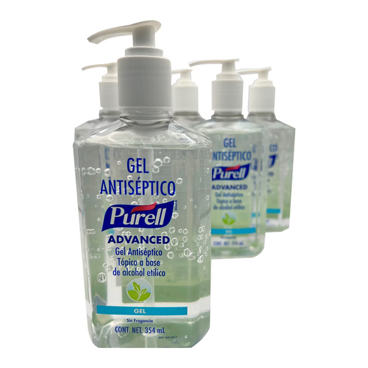 Gel Alcohólico Antiséptico para Manos Purell Higiene y Protección Instantánea Pza