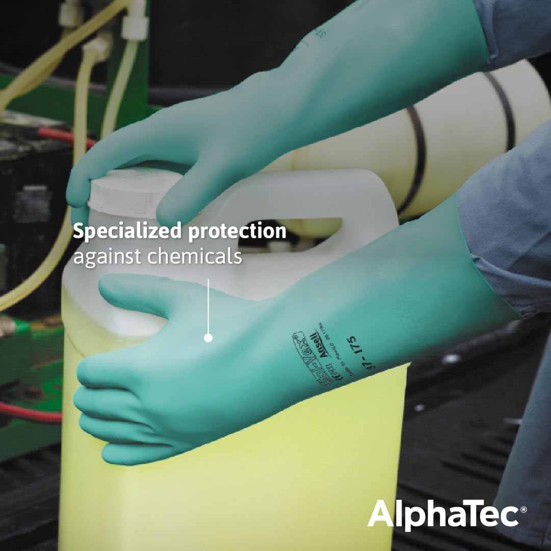 Guante Ansell AlphaTec Solvex 37-175 - Nitrilo Resistente a Químicos Par-6