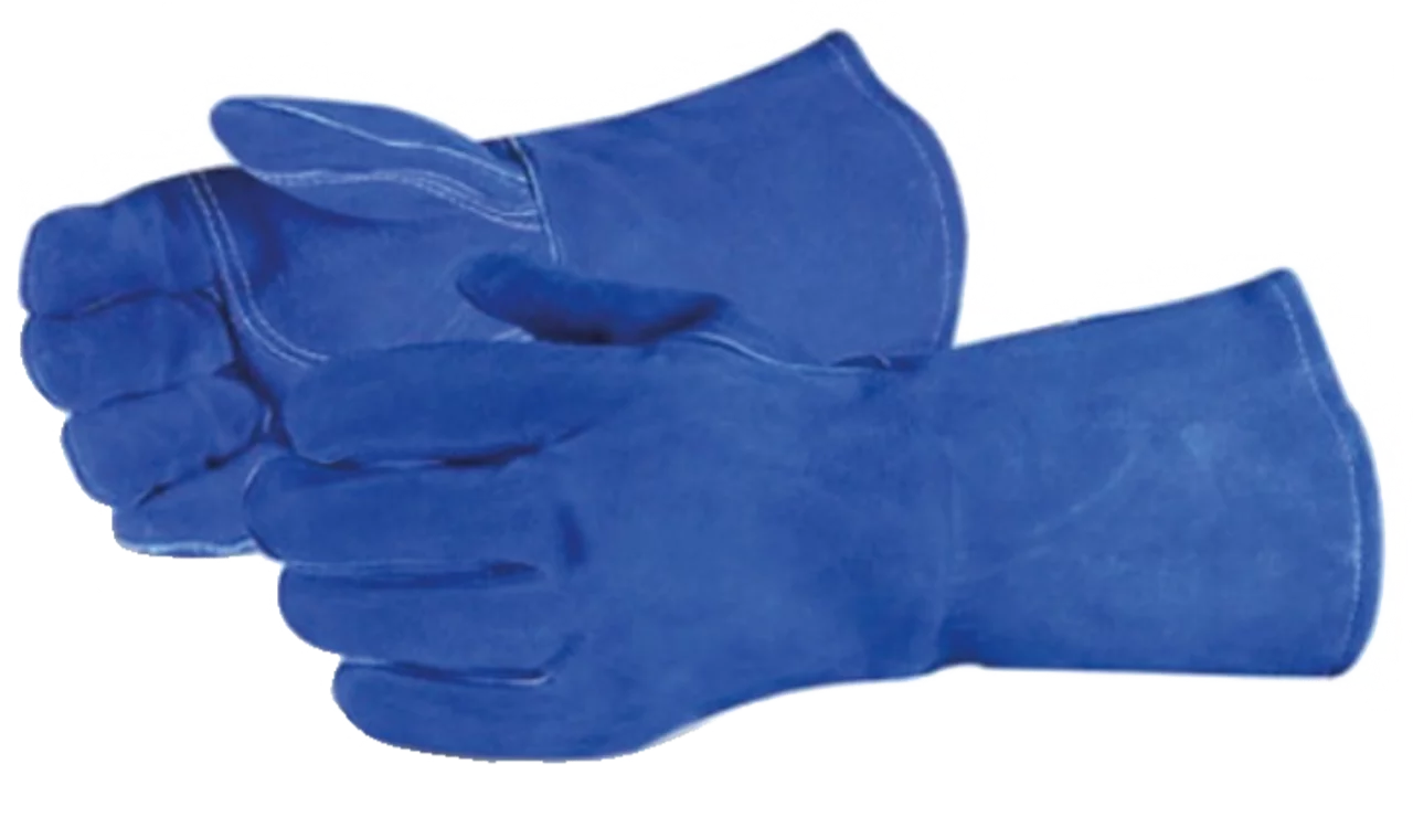 Guante Americano Azul con Hilo Kevlar Protección Anticorte Industrial Par-2