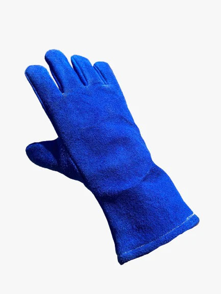 Guante Americano Azul con Hilo Kevlar Protección Anticorte Industrial Par-3