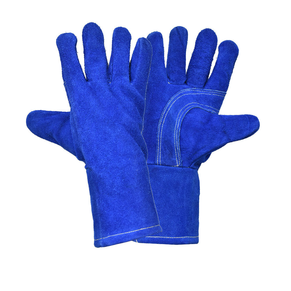 Guante Americano Azul con Hilo Kevlar Protección Anticorte Industrial Par-4